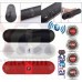 OkaeYa-Pill Shaped Bluetooth Speaker With FM/SD Card/Mic/Pendrive Support for Android/iOS Devices, F-Pill Metal Speaker (Color may vary)